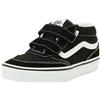 Vans Brooklyn Mid V, Nero/Bianco, 4,5