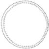 Breil, Collezione Magnetica System, Collana Donna, Collana Doppia con Catena Fancy e Ball Chain in Acciaio, Chiusura Magnetica Slim, Lunghezza 43 cm, Idea Regalo Donna