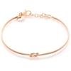 Louis Ciocchetti dal 1887 Bracciale Argento 925 Con Nodo, Regolabile 16cm+4cm, Nodo Simbolico per Amore, Amicizia e Infinito e San Valentino, Made in Italy
