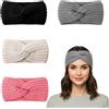 Cylocrya Fascia Capelli Donna Invernale Calda Maglia Uncinetto, Copri Orecchie Fascia Elastica Tricotata Morbida e Confortevole per Tenere Caldo, Accessorio Moda Donna Inverno e Idea Regalo Natale