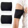 PYEUIFT 2 Pezzi Fascia da braccio per sensore, Fascia da braccio per il diabete per sistemi di monitoraggio del baccello dell'insulina, Manicotto del braccio dell'insulina del diabete（nero S)
