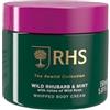 THE SOMERSET TOILETRY COMPANY LIMITED RHS Rewild - Crema corpo montata al rabarbaro e menta, crema corpo leggera idratante con burro di karité, lascia la pelle morbida e fresca profumata, 150 ml