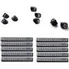 Acrylic 10 Set Prezzo Tag Display Cubi Numero Regolabile Contatore Stand Etichetta Vendita Blocchi, Cubo di Plastica per Cornice Regolabile