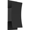 Eglo Montarello - Lampada da parete a LED per esterni, con interruttore DIP, in metallo di colore nero, bianco caldo, neutro, freddo, IP44