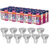 OSRAM Valore A Stella LED PAR16 per Base GU10, Lampada Riflettore, 620 Lumen, Bianco Freddo, 4000K, Sostituzione per Lampadine 49W Convenzionali, Non Dimmerabile, 10 Pacchetti