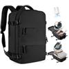SZLX Zaino Ryanair 40x30x20 Sottovuoto Zaino da Viaggio 40x20x25 Ryanair Wizzair Donna da escursionismo impermeabile Zaino Casual Laptop da 14 Pollici con porta di ricarica USB Scomparto per Scarpe