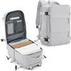 SZLX Zaino Ryanair 40x20x25 Donna Zaino da Viaggio Bagaglio a Mano 20L Uomo Borse da cabina Easyjet Travel Backpack Adatto a laptop da 14 Pollici con scomparto per scarpe per Lavoro e Scuola