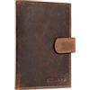 STILORD "Yoshi" custodia per passaporto in vera pelle porta carte d'identità per uomini e donne portafoglio sottile porta carte vintage Colore:calais - marrone