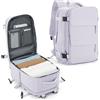 SZLX Zaino Ryanair 40x20x25 Donna Zaino da Viaggio Bagaglio a Mano 20L Uomo Borse da cabina Easyjet Travel Backpack Adatto a laptop da 14 Pollici con scomparto per scarpe per Lavoro e Scuola