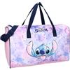 mybagstory - Borsa sportiva per ragazze - Stitch - Bambini - Scuola - Asilo - Scuola elementare - Borsa per ragazze - Dimensione 40 cm - Cinturino regolabile - Idea regalo - Rosa, Stitch, Rosa