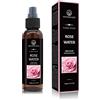 Mindbreaker Acqua di rose biologica - Grado terapeutico, puro, bulgaro, senza esano, senza alcool - Ideale per toner facciale, pelle, capelli, cura del corpo, spray da viaggio - Nebulizzatore fine (110 ml)