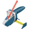 Weytoll Taglierine Cartongesso,Utensile da Taglio per Cartongesso Cutter Attrezzi con Flessometro 5 metri, Blu