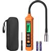 BOBOVAV Rilevatore di Gas Portatile con Sonda Flessibile da 20 cm, Allarme Acustico e Visivo, Doppia Sensibilità(H/L),Rilevatore di Gas Combustibili, Detettore Professionale per Casa/Tubazioni/Camper