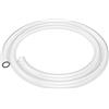Labasics Tubo in Silicone, Naturale Puro per Uso Alimentare Adalta Temperatura, 9 mm OD 6 mm ID, Altamente Elastico e Resistente, 1 Metro