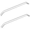 ANSIEDIO 2 Pezzi Maniglie per Mobili da Cucina 224 mm, Moderni Lega di Alluminio Maniglia per Armadio, Cassetti, Porte, Cameretta, Armadi (Argento)