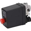 Eujgoov Interruttore del Compressore D'aria, LF10 L4H da 6 a 8KG Sostituzione del Pressostato del Compressore D'aria con Alloggiamento in Plastica a 4 Porte da 135 a 175PSI 20A 240V