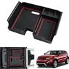 GAFAT Compatibile con Range Rover Evoque 2011-2018 Contenitore per Console Centrale, Evoque L538 Organizer per Braccioli, Vano Portaoggetti, Accessori Evoque (rosso)
