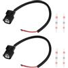 OTOTEC 2 pezzi adattatore fendinebbia connettore cablaggio con terminali compatibili con Honda NC750x 2023+