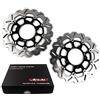 Konerstone Dischi Freno Anteriori per Suzuki GSX R 750 600 2006 2007 K6 K7 GSXR 750 GSX R 600 Accessori GSXR 600 GSX 600R Nero GSXR1000 GSX R1000 2005-2008 K5 K6 K7 K8