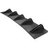Shkalacar Diffusore del Labbro del paraurti Posteriore, 5 Pinne paraurti Posteriore Universale per Auto Telaio Spoiler in Fibra di Carbonio Pinna di squalo Accessori per Lo Styling modificati