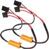 aqxreight - Kit Resistore LED H7, 2 Pezzi Decodificatori LED per Auto per Faro H7 Anti Hyper Flash Nessun Errore Cablaggio Resistore di Carico