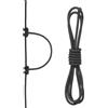 PATIKIL Arco D Loop Corda 2 FT, Arco D Loop Corda Rilascio Materiale Nock Filo Anellino per Arco Compound, Nero