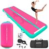 VOFiTNY Ginnastica Air Tumble Track Tumbling Track, Tappetino gonfiabile per allenamento ginnastica con pompa elettrica, Pista per uso domestico e in palestra, tappetino 4 m x 1 m x 0,1 m, rullo 100 x