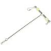 Drfeify Girelle da Pesca, 10 Pezzi Girelle a Forma di T in Acciaio Inossidabile Scatta Connettore da Pesca Compatibile con Molti Accessori Come Esche, Ganci, ECC.