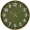 ACCSHINE Orologio da parete senza ticchettio, silenzioso, 30 cm, moderno, al quarzo, grande, funzionamento a batteria, stereo, facile da leggere per camere, casa, cucina, camera da letto, ufficio