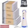 Airminti Sacchetti Sottovuoto Vestiti, Set 18 pz (16+2 Omaggio) con Pompa Wireless 4500Pa, (6 x 40 x 50 cm, 6 x 40 x 60 cm, 4 x 60 x 50 cm, +2 x30x40cm) Salvaspazio Riutilizzabili per Viaggio & Armadio