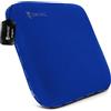SNUGL Cuscino per Divano in Memory Foam Ritenzione della Forma - Velluto Ipoallergenico, Schiuma Viscoelastica di Supporto, Fodera Rimovibile e Lavabile, Ideale per Casa e Divani (Blu)
