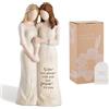 Storieme Sorella regalo di compleanno da sorella: regalo dell'amicizia per le donne - Statuetta decorativa dipinta a mano