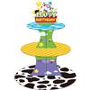 Fuwraixis Alzata per torte Cartoon Story, Torre di dolci a tre livelli cartone animato, Decorazione di torte a Tema Toy, Adatto per decorazioni di feste di compleanno per bambini e adulti