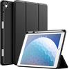 JETech Custodia per iPad Air 3 (10,5 Pollici 2019, 3 Generazione) e iPad Pro 10,5 con Portapenne, Cover Tablet Sottile con Retro in Morbido TPU con Auto Svegliati/Sonno (Nero)