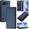 XINYEXIN Cover per Google Pixel 10a, Custodia Portafoglio in Pelle Cover Folio a Libro con Slot per Porta Carte Supporto Magnetica Flip Case - Blu scuro