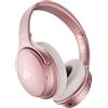 INFURTURE Oro Rosa Cuffie Cancellazione Attiva del Rumore Noise Cancelling Headphones Cuffie Wireless Bluetooth 5.3,Over Ear con Microfono,Carica Rapida, 90 ore di Lavoro,per TV, Cellulari