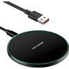 SELURK 20W Caricatore Wireless Veloce Compatibile con iPhone 12/13/14/15/16, Sam-sung Galaxy S24/S23/S22/S21/S20, Xiaomi, Hua-wei, Caricabatterie Senza Fili Qi Rapido con Base Antiscivolo