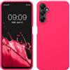 kwmobile Cover per Samsung Galaxy A05s Custodia - Back Case per Smartphone in Silicone TPU - Protezione Gommata - rosa shocking