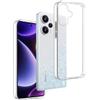 REY Cover in Gel TPU Trasparente per XIAOMI REDMI Turbo 3 5G - Poco F6 5G, Ultra Sottile 0,33 mm, Morbido Flessibile, Custodia Silicone