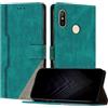 JayModCase Custodia per Xiaomi Redmi Note 6/ Note 6 Pro,Flip Custodia Portafoglio Caso Libro con Magnetica | porta carte di credito | Supporto Stand - Verde