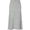 PIECES Pcpam HW Ank Knit Skirt BC, Melange Grigio Medio, XL