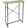 HOME DECO FACTORY Console Loka-Ingresso, Soggiorno, Marrone Nero, 80x82x30
