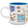 Silver Buffalo Gilmore Girls Stars Hollow Allover Icons Ceramic Stacking Mug | Holds 13 Ounces