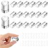 TaimeiMao 20 mini luci a LED per illuminazione della casa delle bambole, piccole luci a LED bianche con batteria e 40 punti di colla, mini luci in miniatura, per modelli in miniatura, palloncini, decorazioni