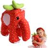 Hlayshing Steal a Brainrot Peluche,Steal a Brainrot Plush Toys,Giochi con Collectible Brain Rot Elefante Fragola,Strawberry Elephant Plush per Fans Bambini e Adulti,Animali di Peluche Regali,Preoccupato