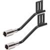 VGEBY Tubo di Scarico, Accessori RC 1/10, 1 Paio di Accessori in Metallo con Decorazione, per RC Car Racing And Customization