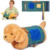 ODOXIA Parete a griglia | Espositore in metallo nero con ruote | Espositori per esposizioni artigianali | Pannelli e moduli Gridwall salvaspazio | Pannello per la vendita al dettaglio | Fidget muff Dog