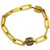 Rebecca Bracciale Gioielli Bronzo Bagnato in Oro Giallo Satinato E Pietra IDROTERMALE Fume'