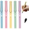 MUVONZI 6 Pezzi Penna Senza Inchiostro Matita, Scrittura Liscia, Matite Eterna, Penna Riutilizzabile Matita Infinita con Gomma, Matita Infinity per Studenti per Scrivere e Schizzo