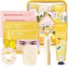 ZKONLY Skincare Donna Regalo kit | Cofanetto Regalo Donna Beauty con Crema Corpo,Crema Mani,Burrocacao Labbra,Patch Occhi, Bagnoschiuma,Saponetta, Perfume,Fascia Capelli